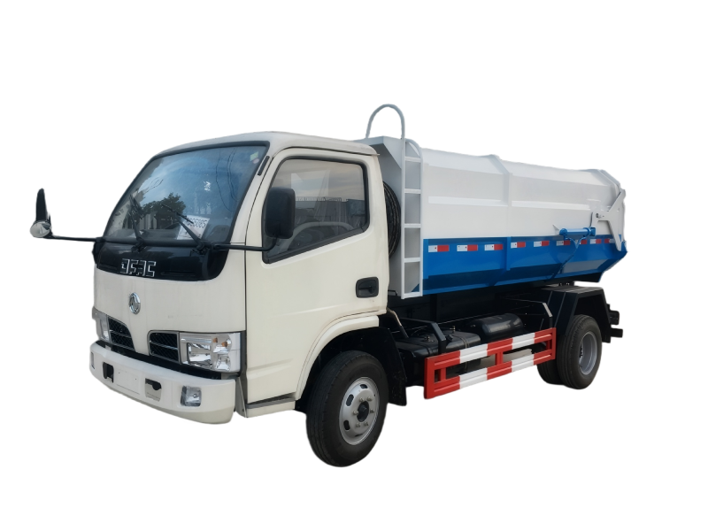 Dongfeng 8CBM 4X2 Side Loader Garbage Truck
