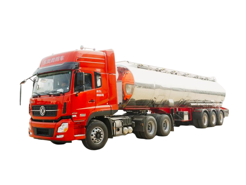 Tri-Axle Fresh Milk Transport Tank Truck