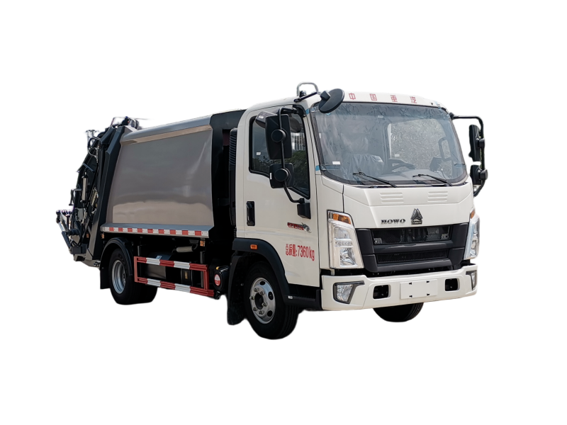 6CBM HOWO 4X2 Garbage Compactor Truck